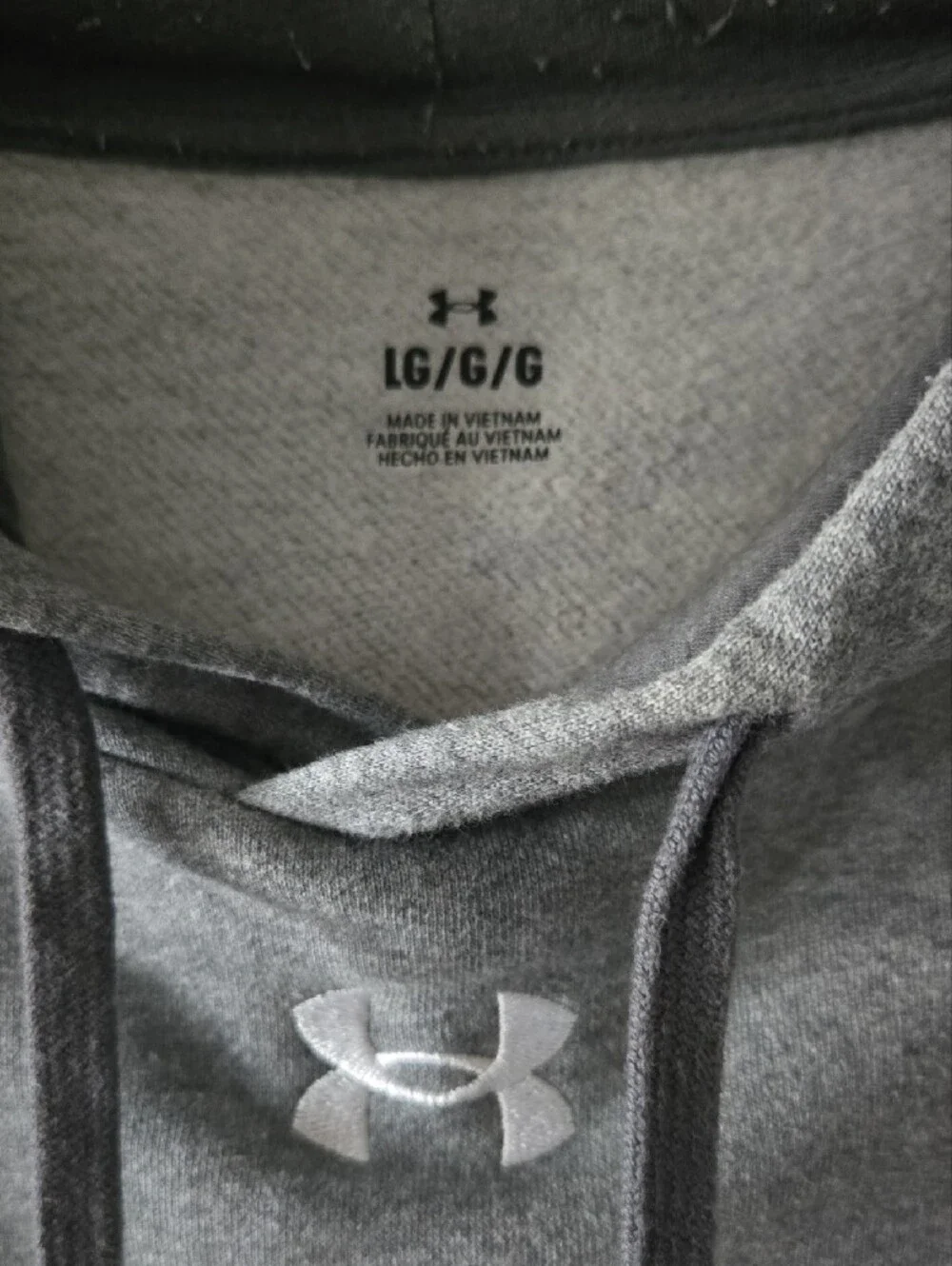 Under Armour Men's Heather Gray Pullover Hoodie
